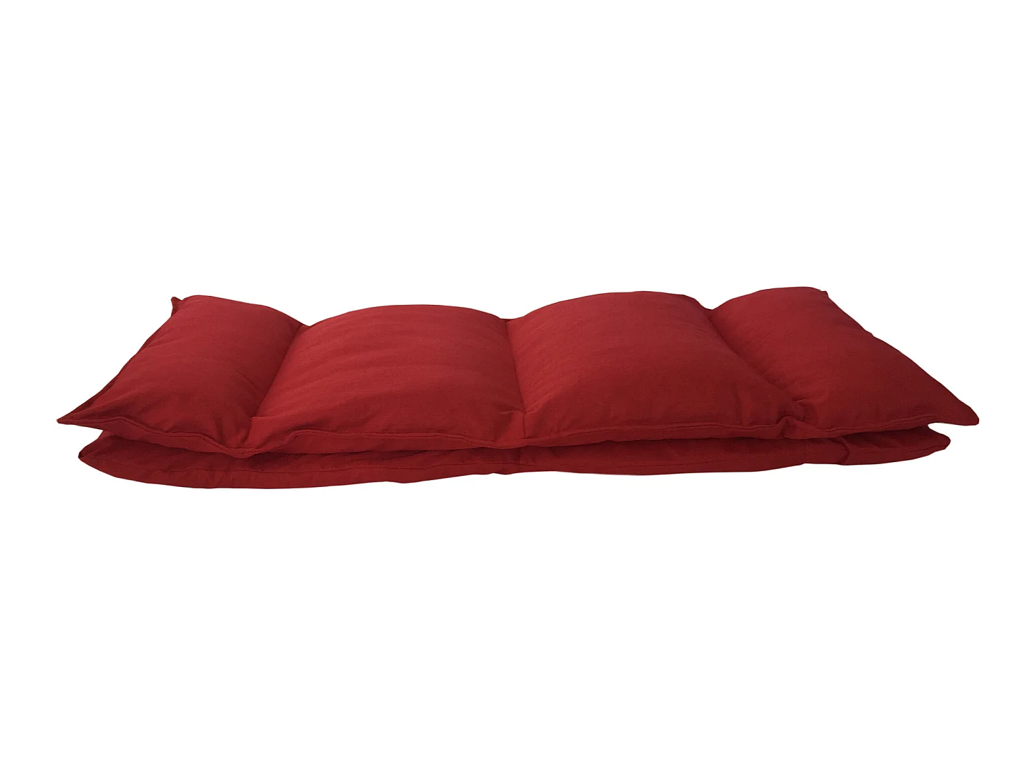 Poltroncina A Terra Seduta Yoga Rossa Poliestere 70x56x70