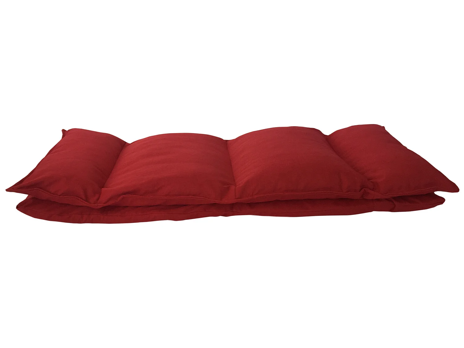 Chaise De Méditation Fauteuil Yoga Rouge Métal Poliéster 70x56x70