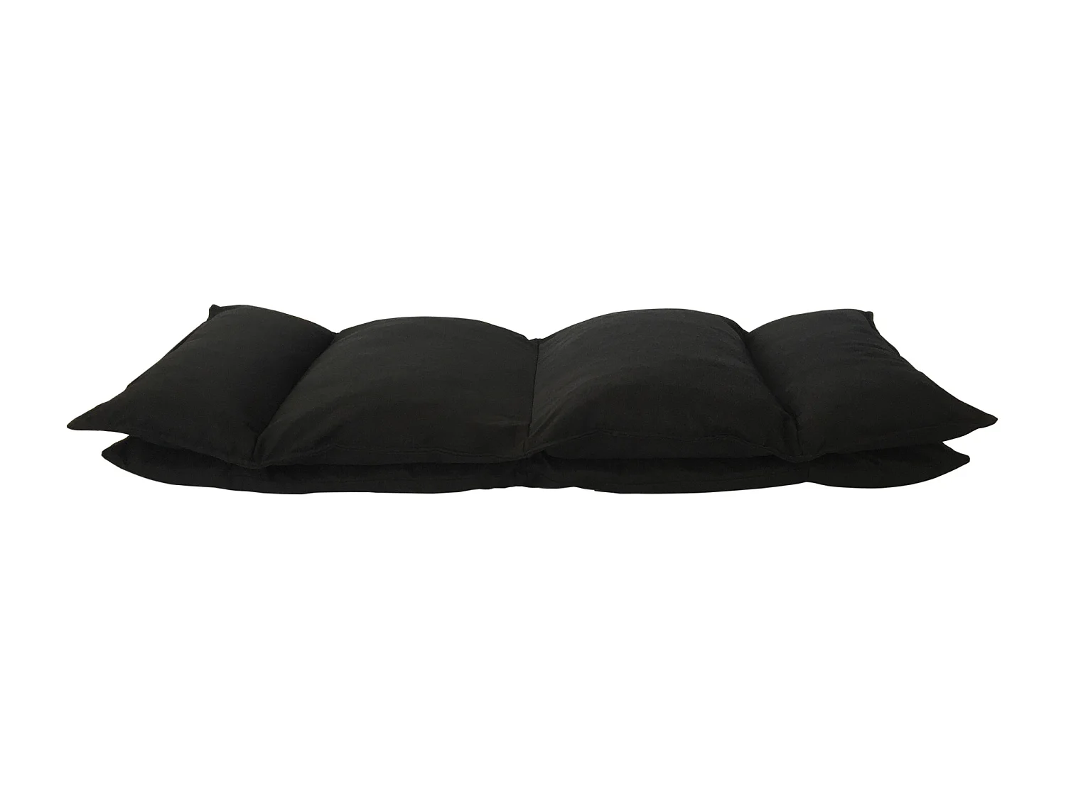 Sillón Meditación Futon Negra Poliéster Plegable 70x56x70