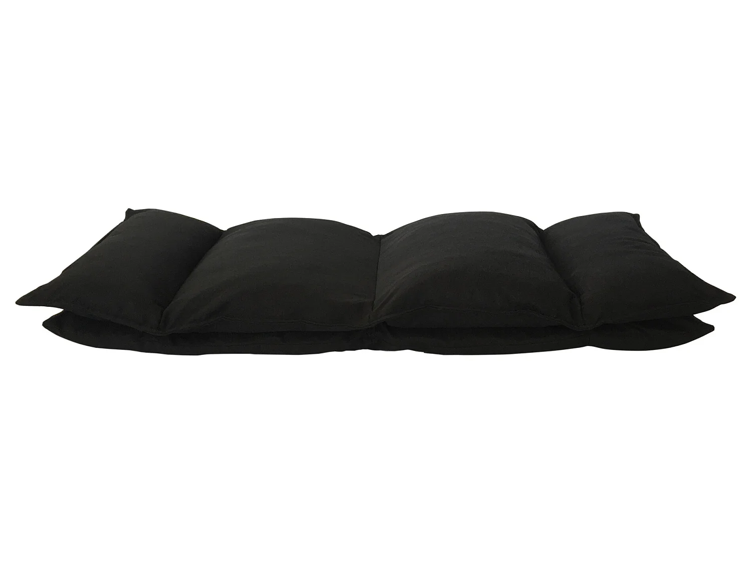 Sillón Meditación Futon Negra Poliéster Plegable 70x56x70