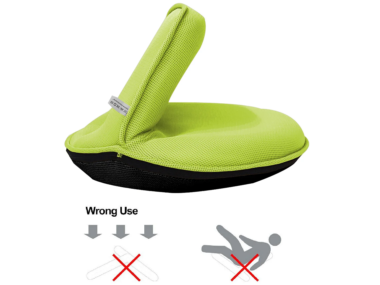 Fauteuil De Méditation Chaise De Yoga Rembourrée Pliable En Tissu Vert