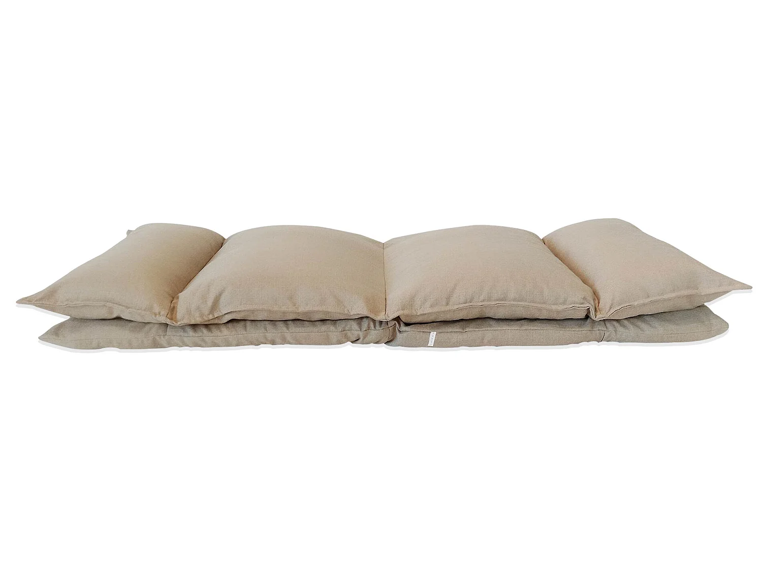 Chaise De Sol Métal Beige Polyester Relaxante Inclinable 70x56x70