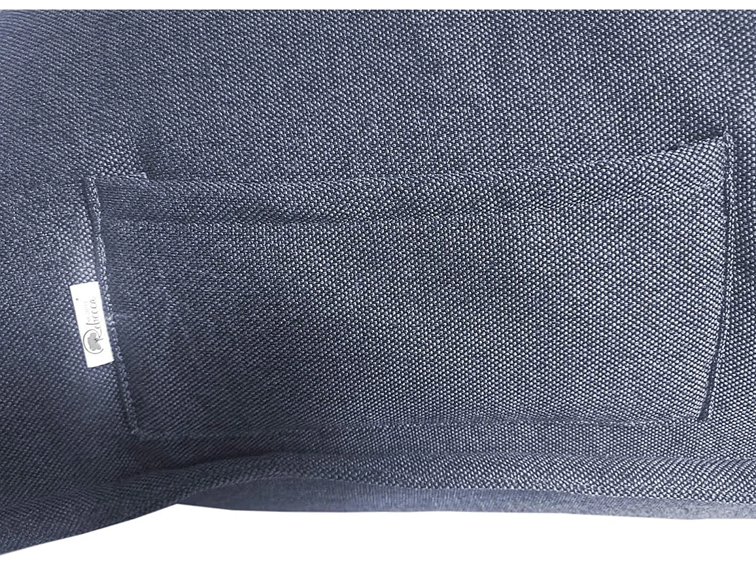 Poltrona sem enchimento Saco azul de poliéster Zipper 50x110x130