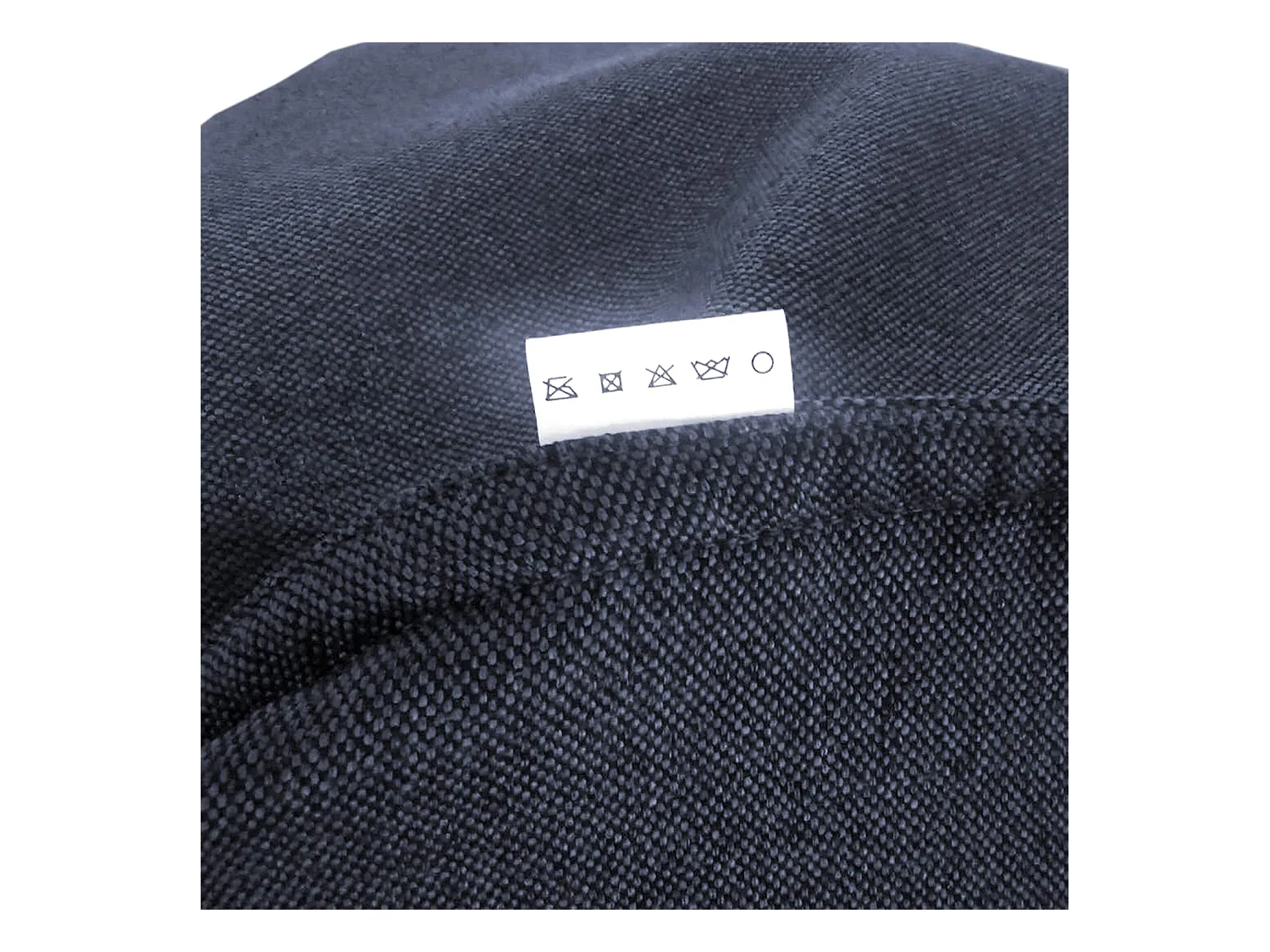 Poltrona sem enchimento Interior em Poliéster Azul Pouf vazia 70x80x90