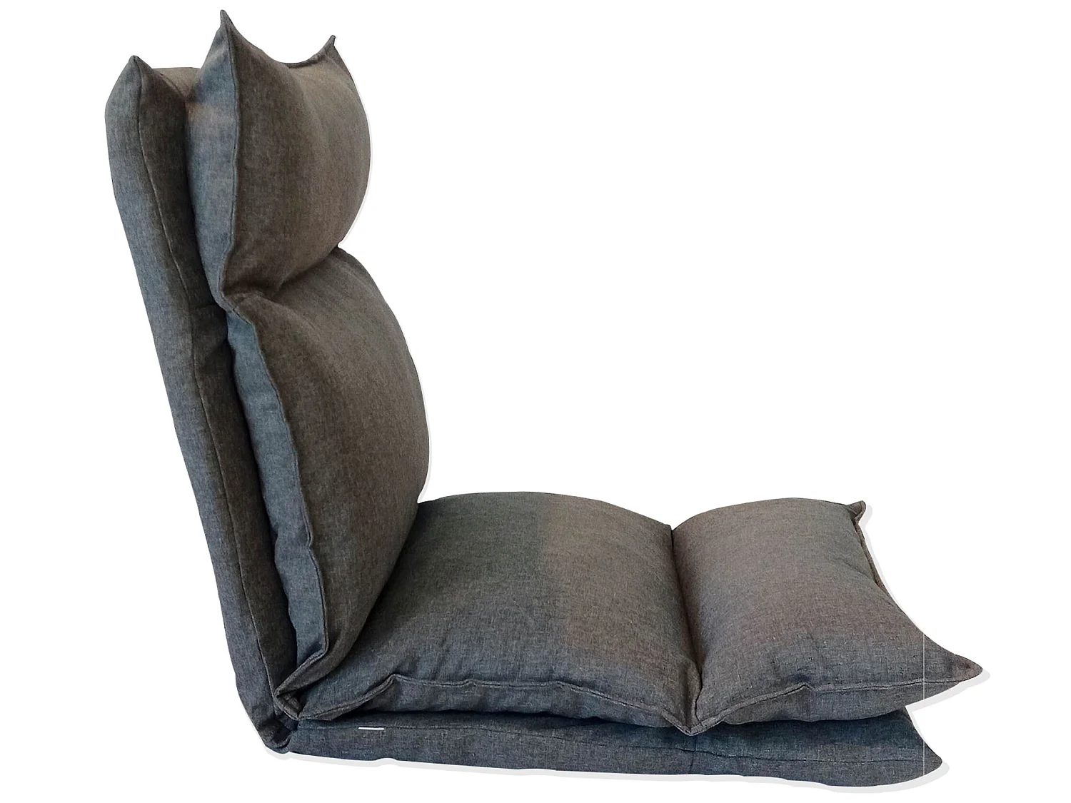 Siege De Sol Chaise De Méditation Gris Clair Métal 70x56x70