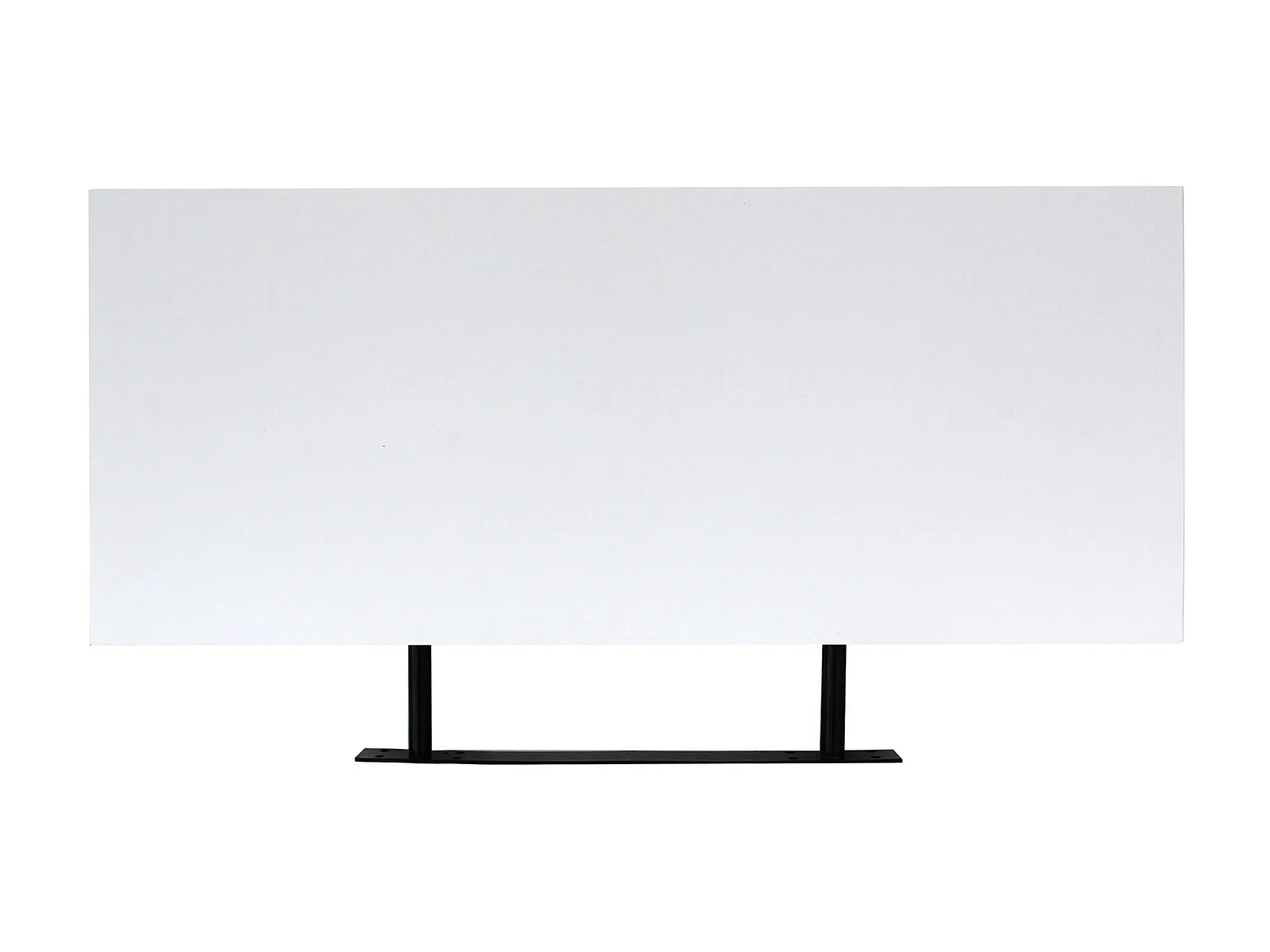 2 Pcs Prateleiras de Parede de Madeira Branca Moderna 3,8x60x25