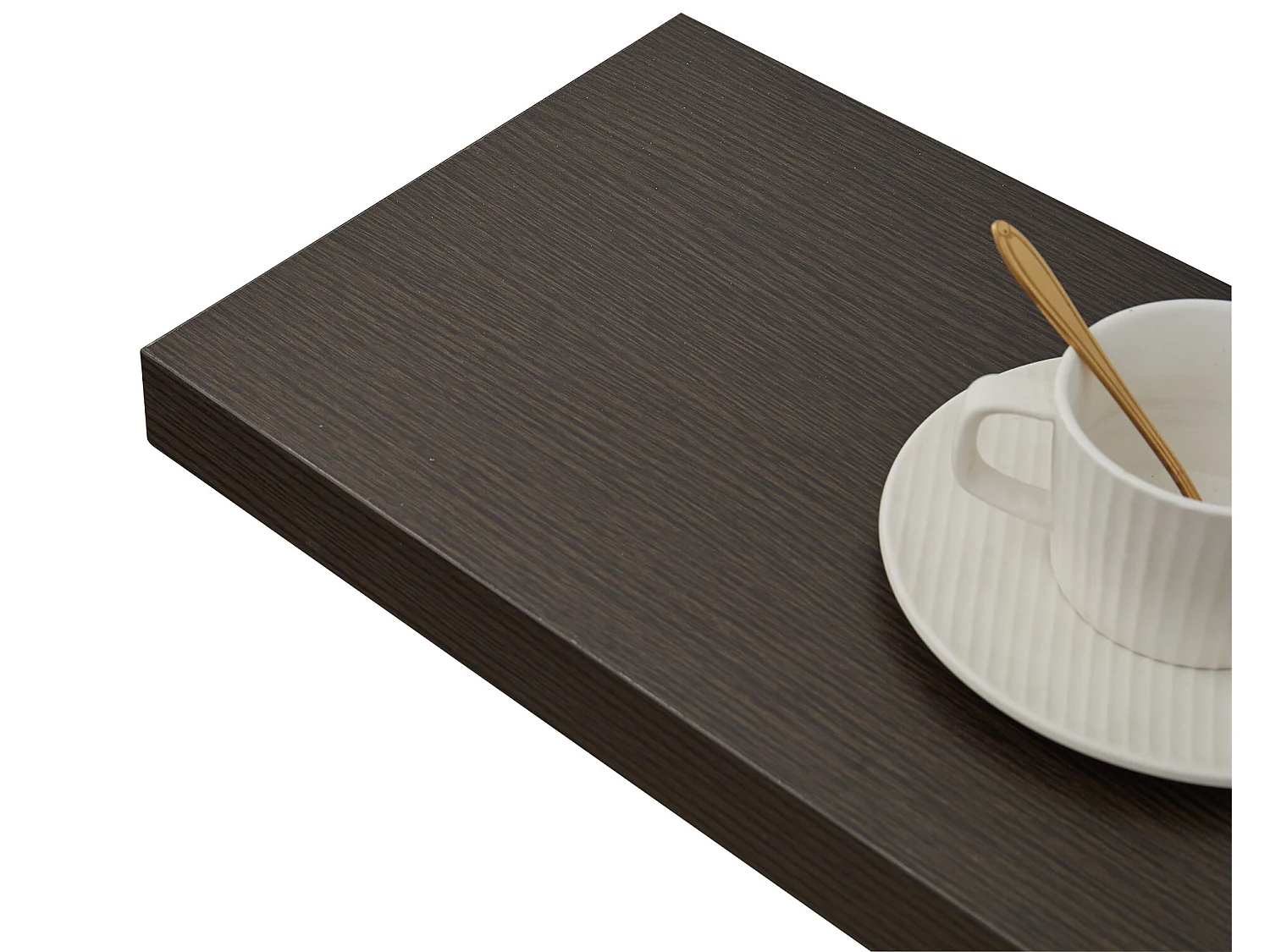 2 Mensole Scaffali Legno Moderni Marrone Scuro 3,8x100x25