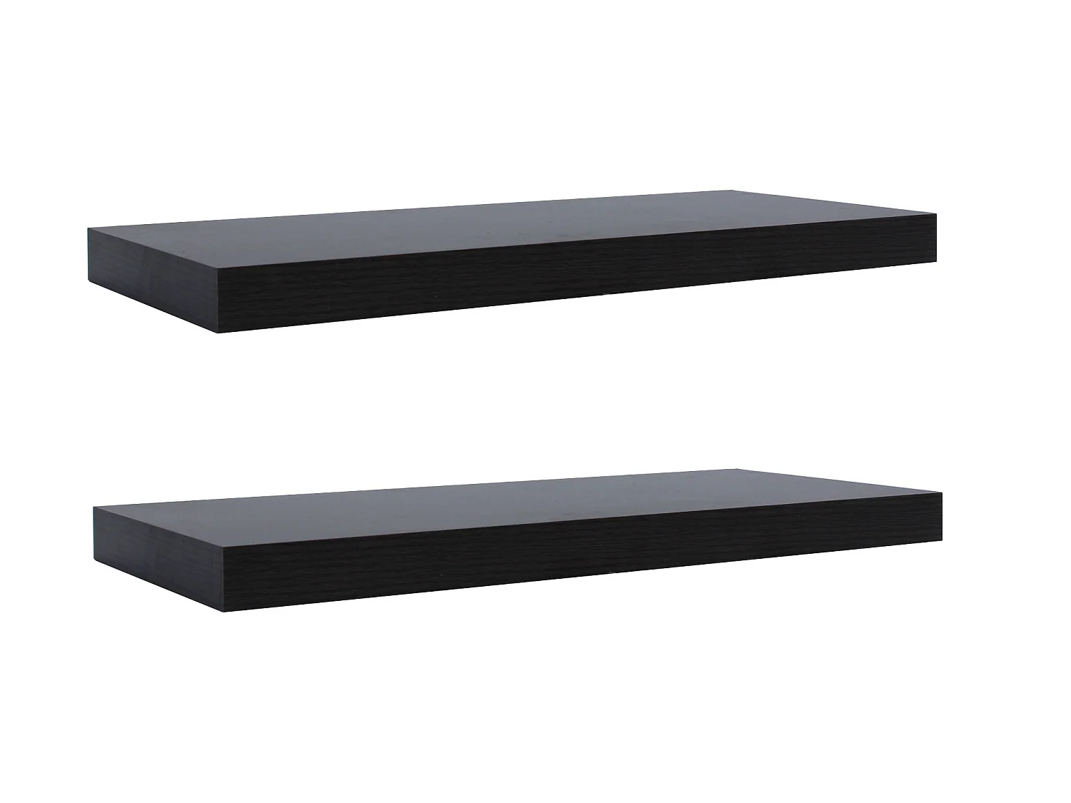 2 Ripiani Mensole Moderne Marrone Wenge Mdf 4x60x25