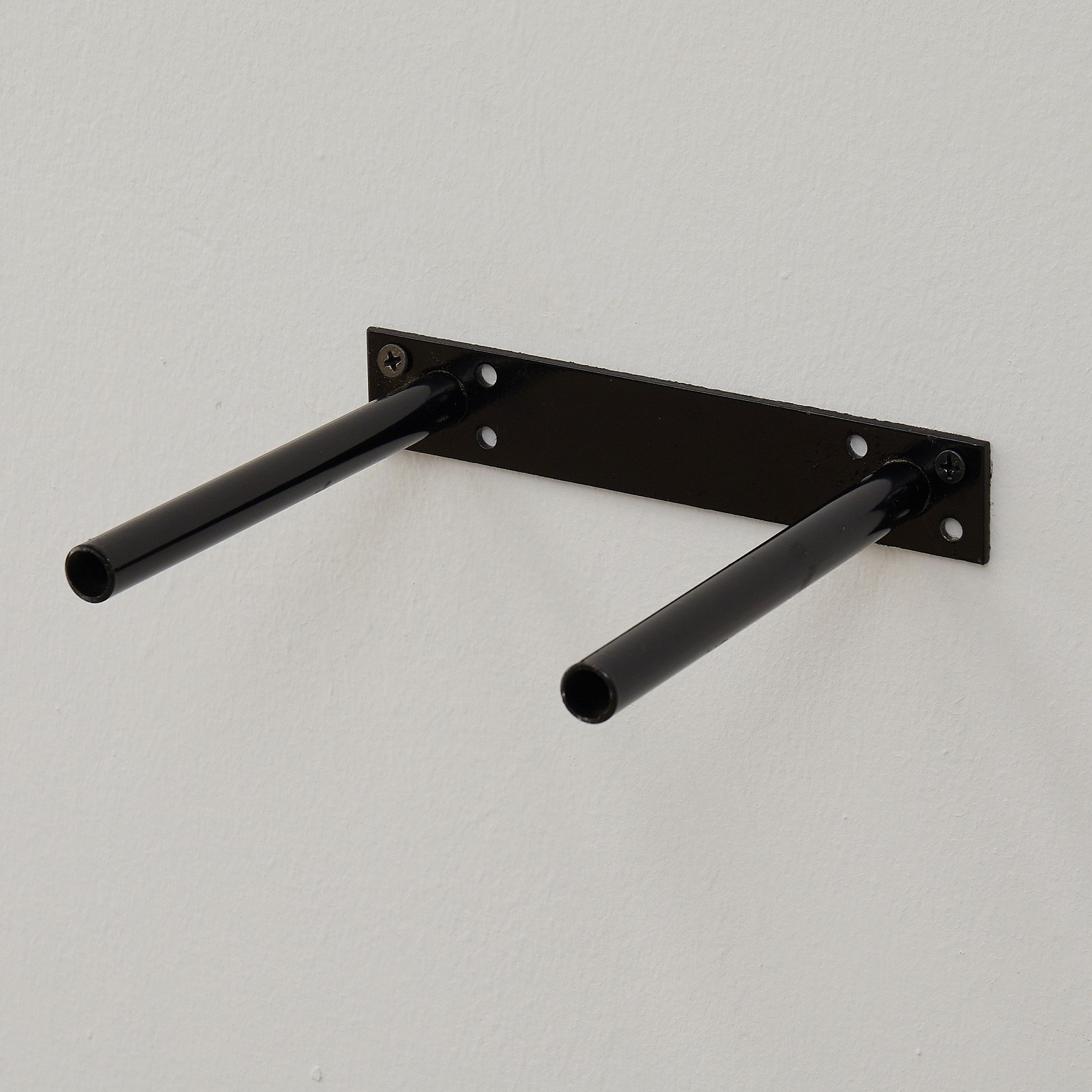 Set De 2 Etagères Murales Modernes Bois Marron 3,8x25x25