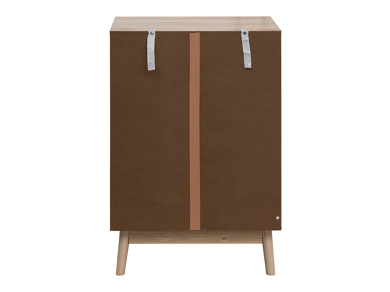 Commode 4 Tiroirs en bois Brun de style Nordique