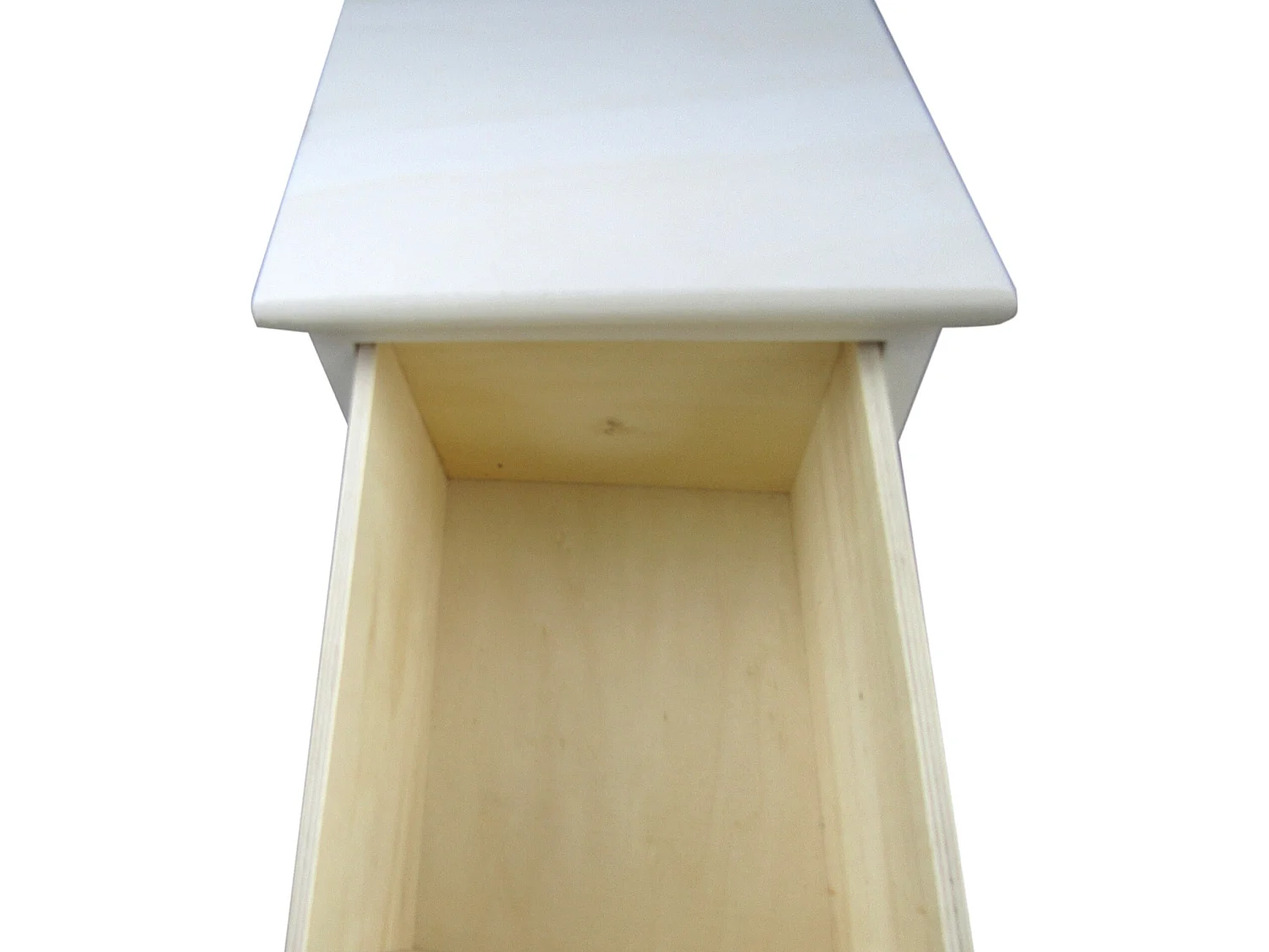 Cassettiera Settimino 5 Cassetti Legno Bianco Marrone 91x26x30