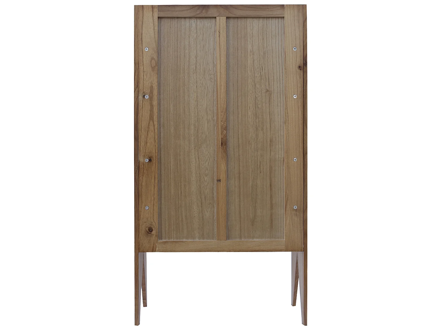 Chiffonnier Commode 2 Porte 2 Tiroirs Bois Moderne 130,5x70x31