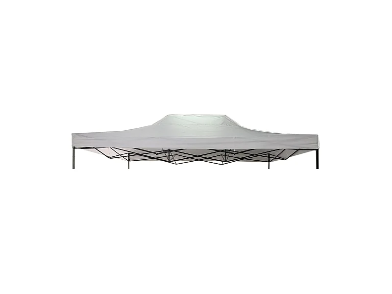 Copertura Ricambio Gazebo Bianco Poliestere Oxford 800d 2,9x4,4