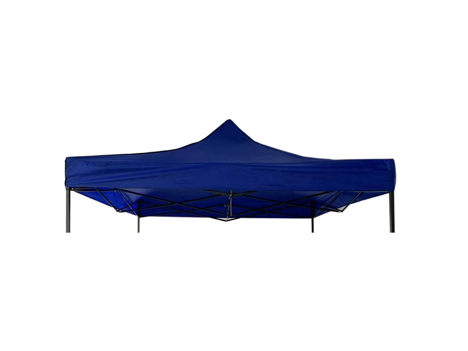 Copertura Tetto Gazebo Blu Poliestere Ombreggiante Antiuv 3x3
