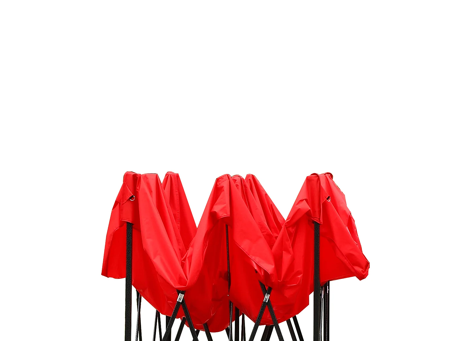 Telo Ricambio Gazebo Tendone Rosso Poliestere Resistente 3x3
