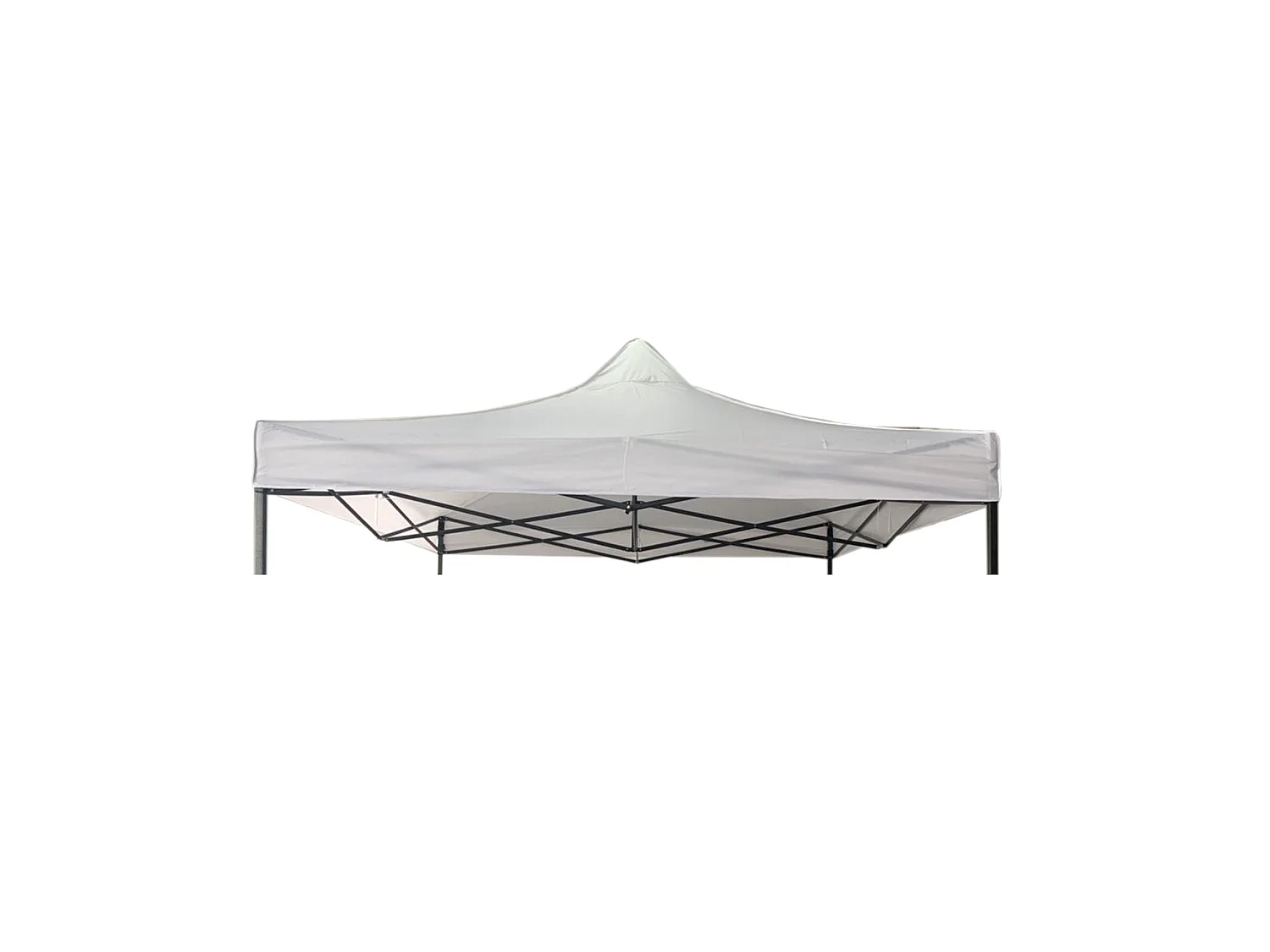Telo Ricambio Tetto Gazebo Bianco Poliestere Impermeabile 3x3