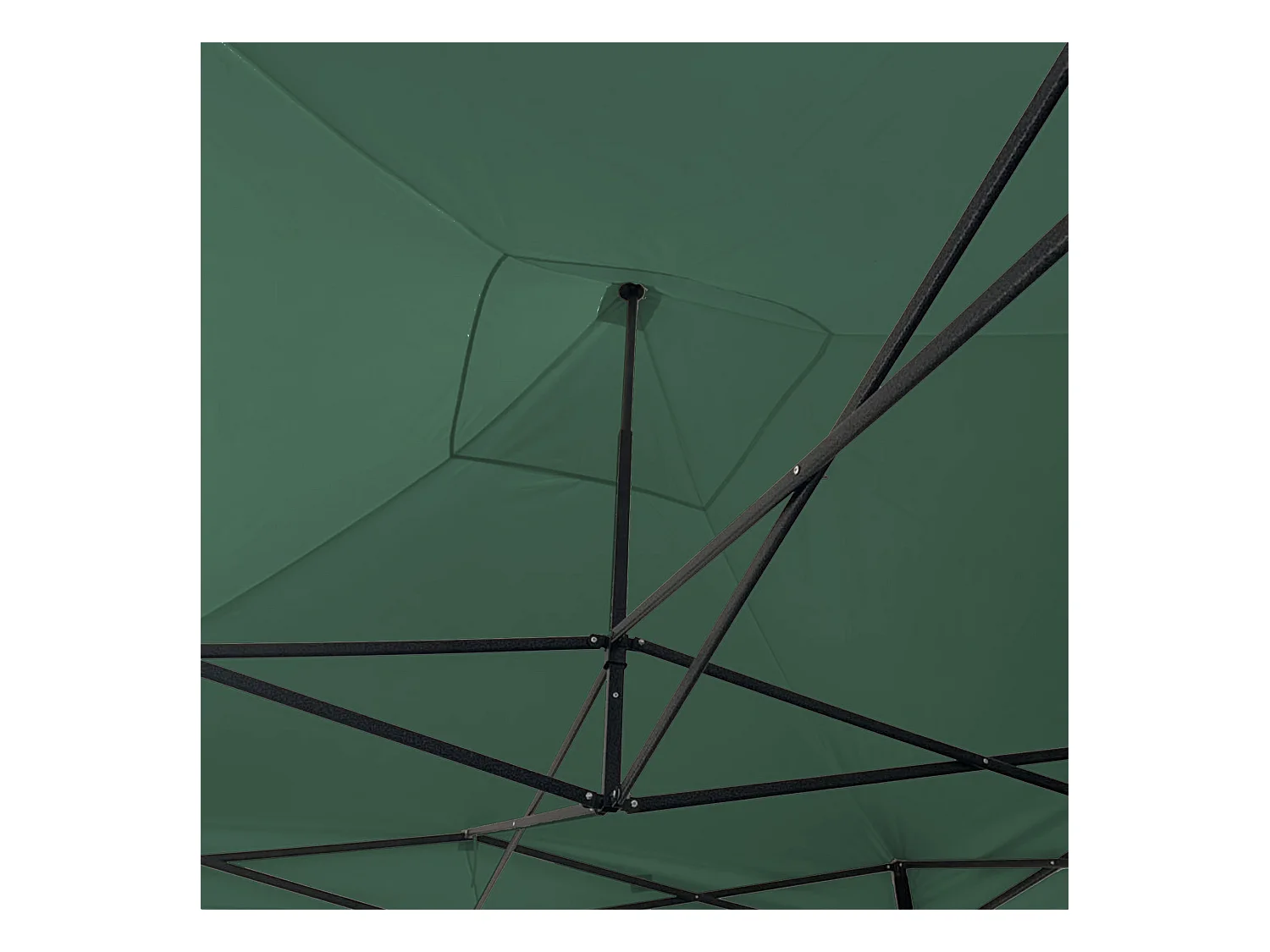 Gazebo Tela Dobrável Verde 4 Pesos Poliéster Metálico 3x3