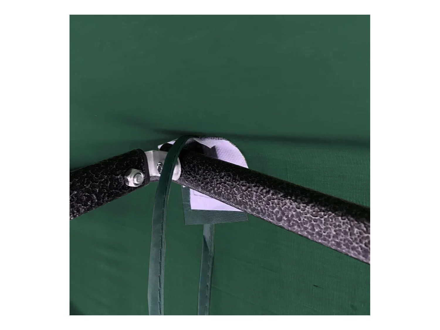 Gazebo Tela Dobrável Verde 4 Pesos Poliéster Metálico 3x3