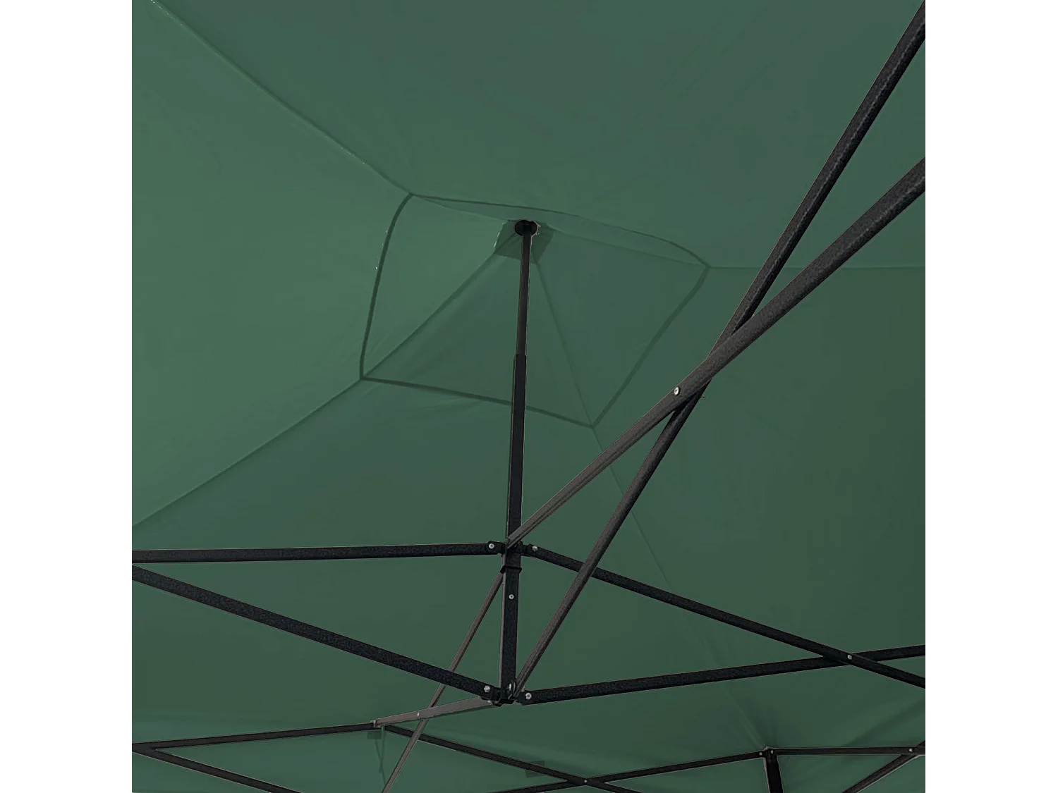 Gazebo Tela Dobrável Verde 4 Pesos Poliéster Metálico 3x3