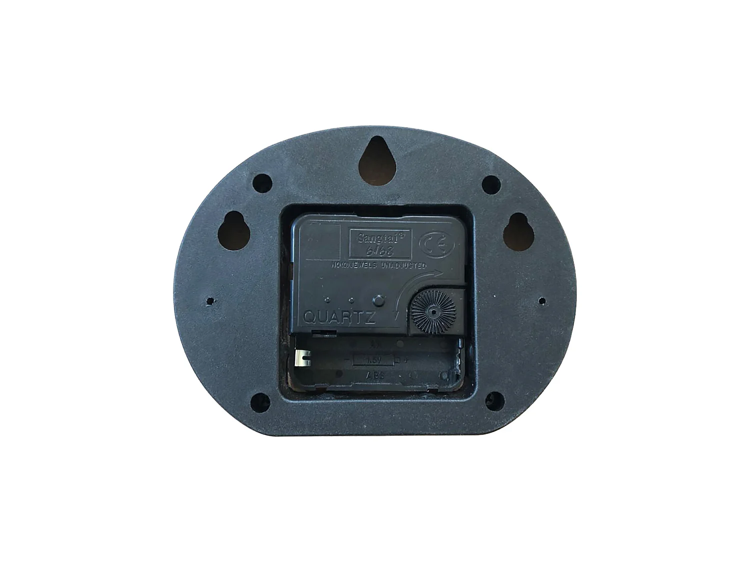 Orologio Da Appendere Orologi Mdf Nero Numeri Grandi 55x50x4,5