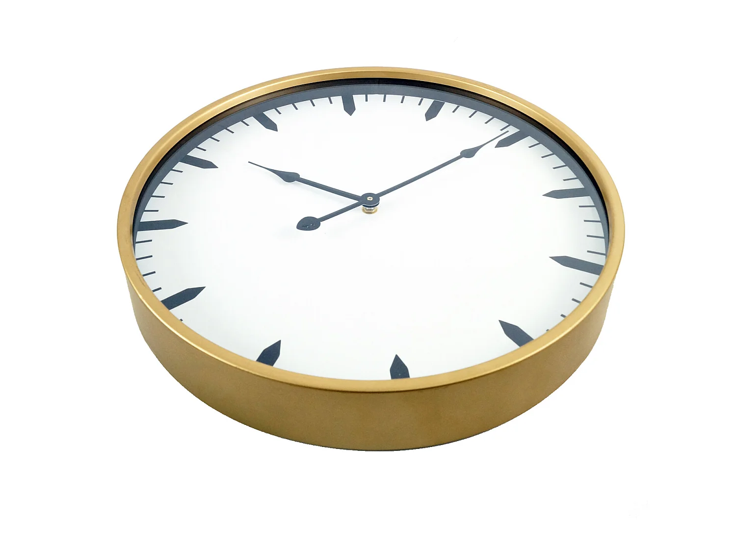 Horloge Grande Murale En Mdf Métal Verre Pour Cuisine Et Salon 40 Cm