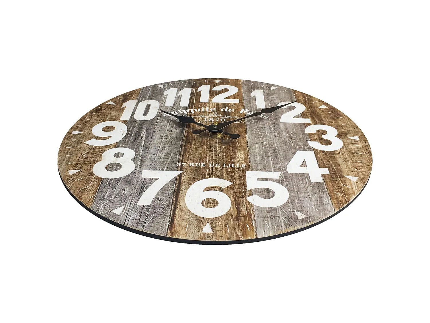 Orologio A Parete Orologi Vintage Rustico Legno 34x34x4