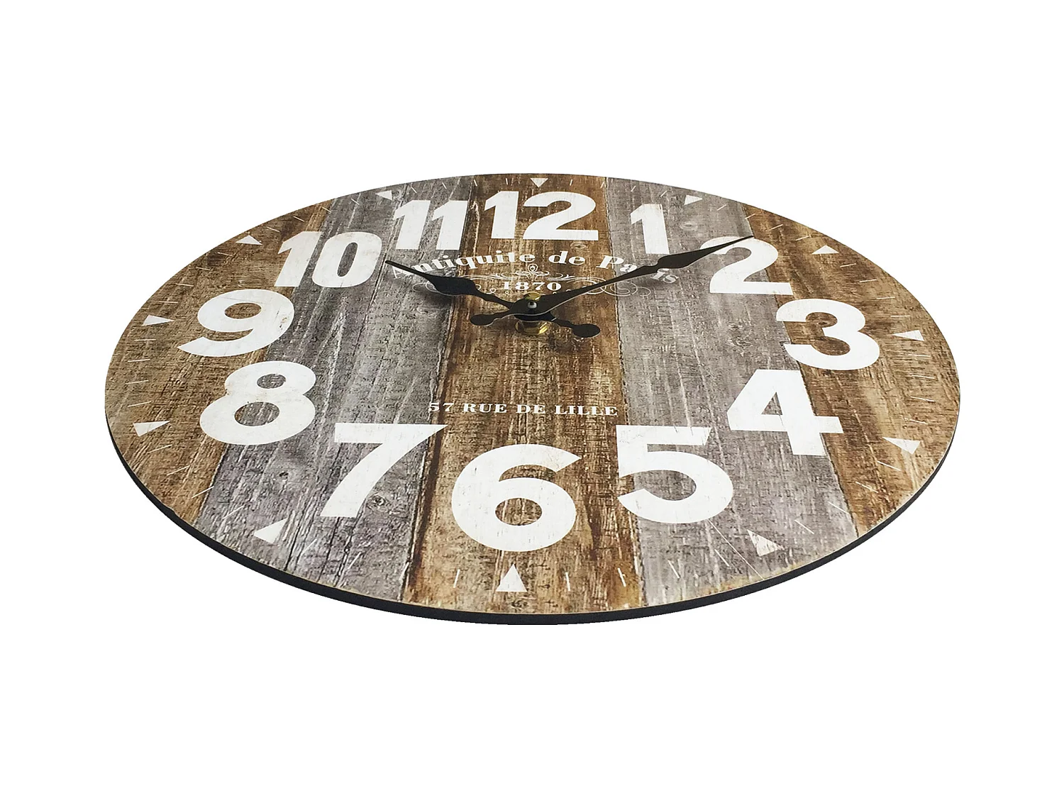 Horloge Murale Horloge Décorative Vintage Rustique 34x34x4