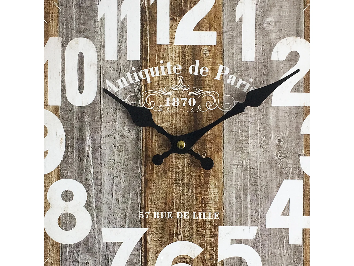 Horloge Murale Horloge Décorative Vintage Rustique 34x34x4