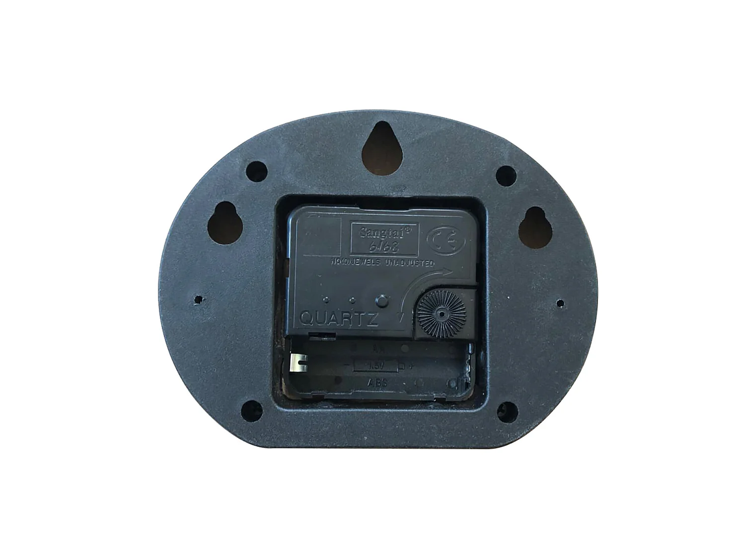 Horloge Murale Horloges Mdf Bois Moderne Gris 40x40x4,5