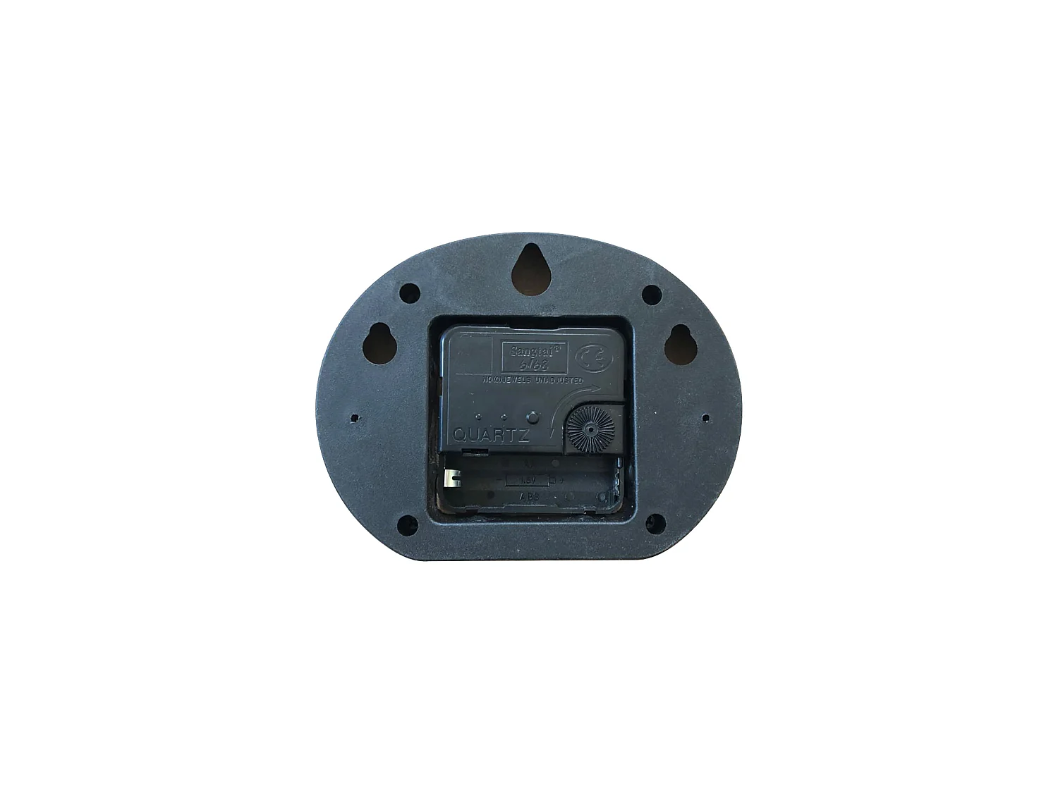 Orologio Intagliato Orologi A Muro Mdf Marrone Nero 56,5x4,5x50