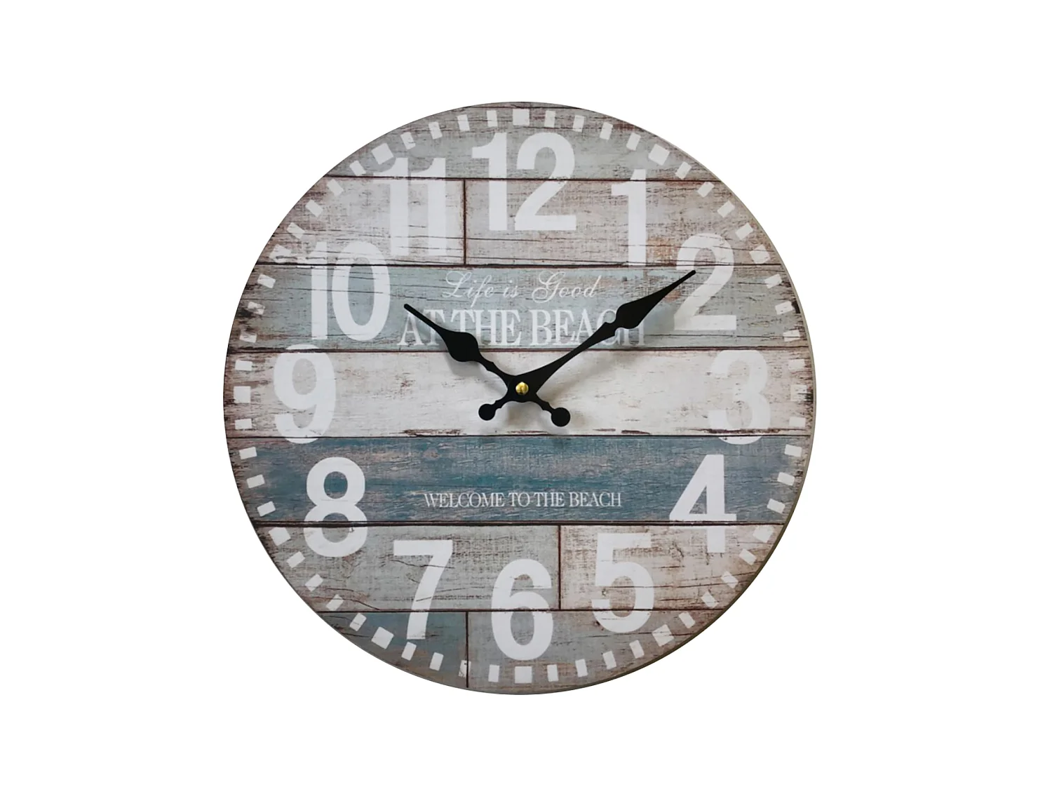 Pendules Horloge Murales Vintage Shabby 33,8x33,8x4