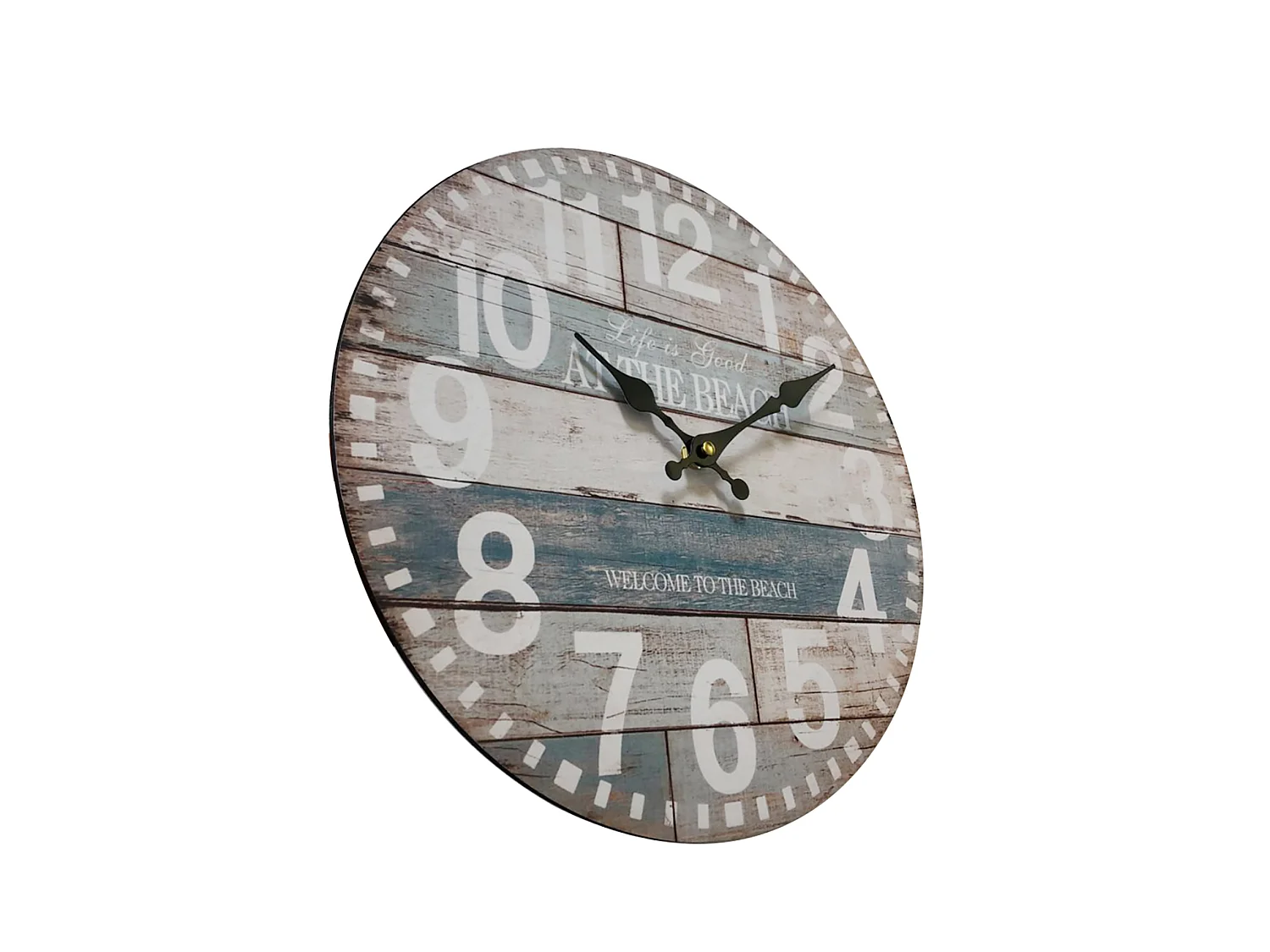 Pendules Horloge Murales Vintage Shabby 33,8x33,8x4