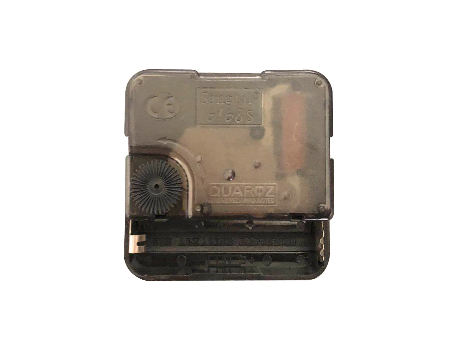 Horloge De Décor Chambre Ronde Bois Metal Beige Marron 50x50x4,5