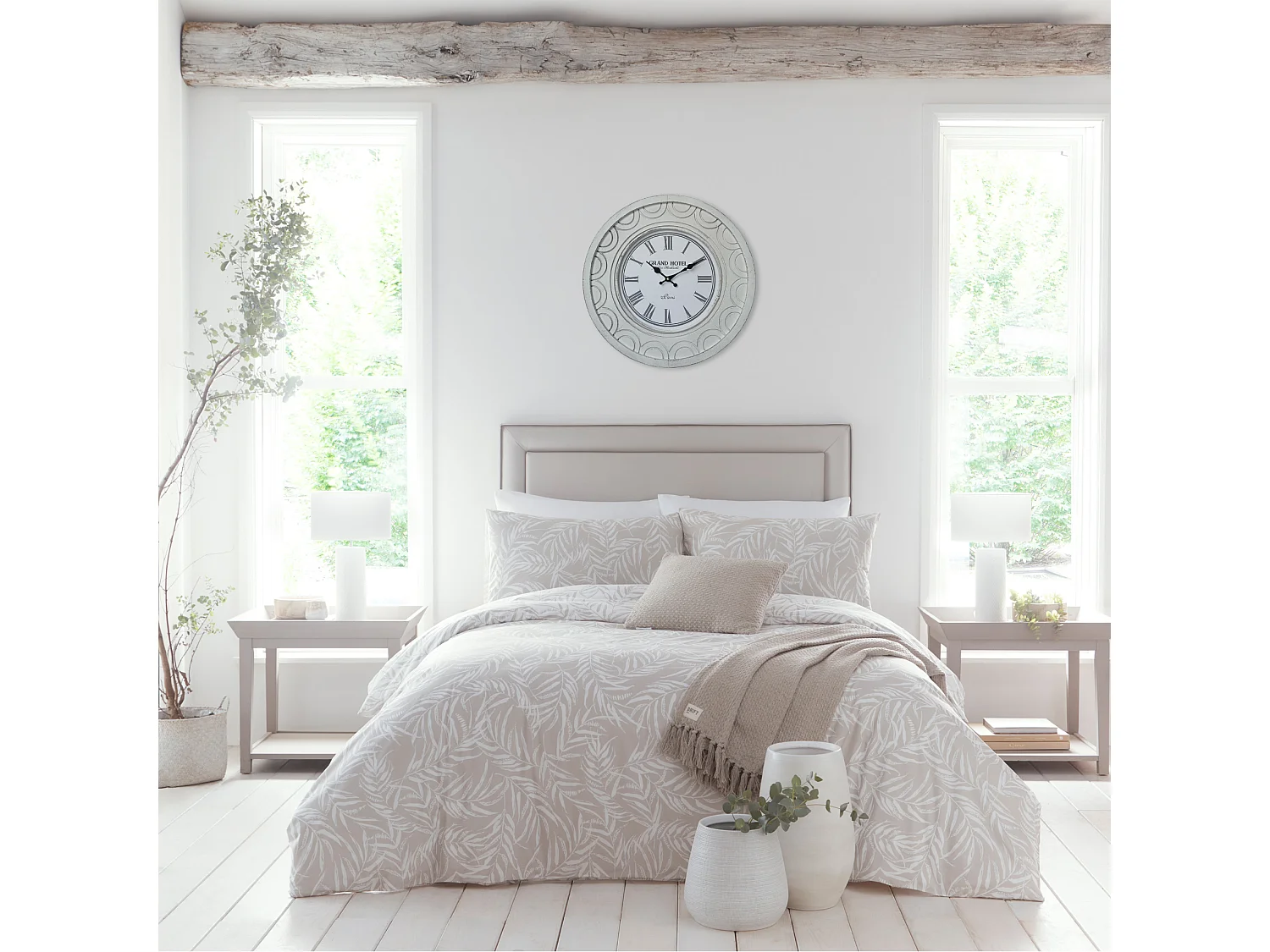 Grande Horloge Murale Horloges Shabby Mdf Blanc pour Cuisine Salon