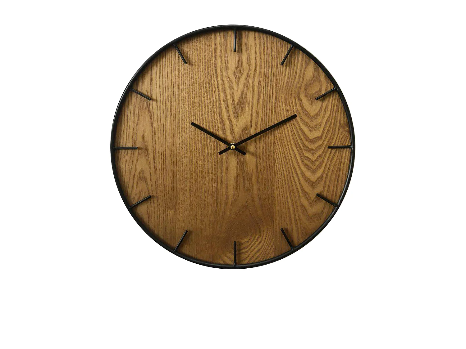 Rebecca Movili Mdf Relógio de sala de estar castanho-preto 40x40x4,5