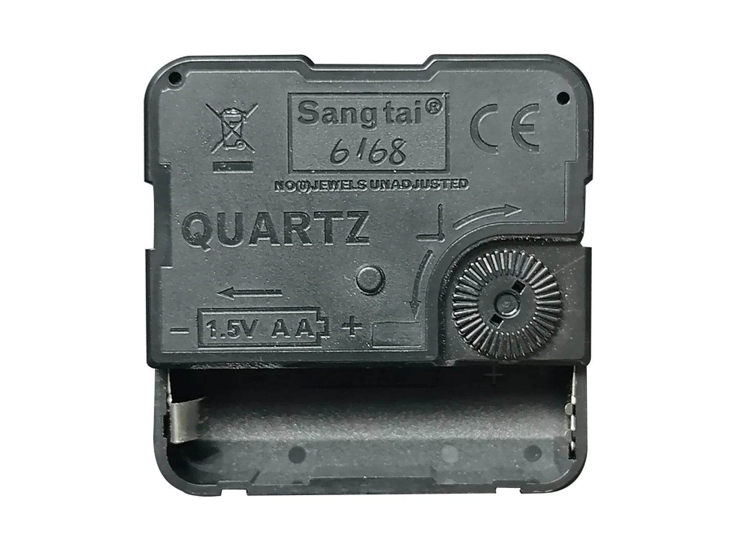 Reloj de Sobremesa Relojes de Mesas Mdf Metal Blanco Marrón Analógico