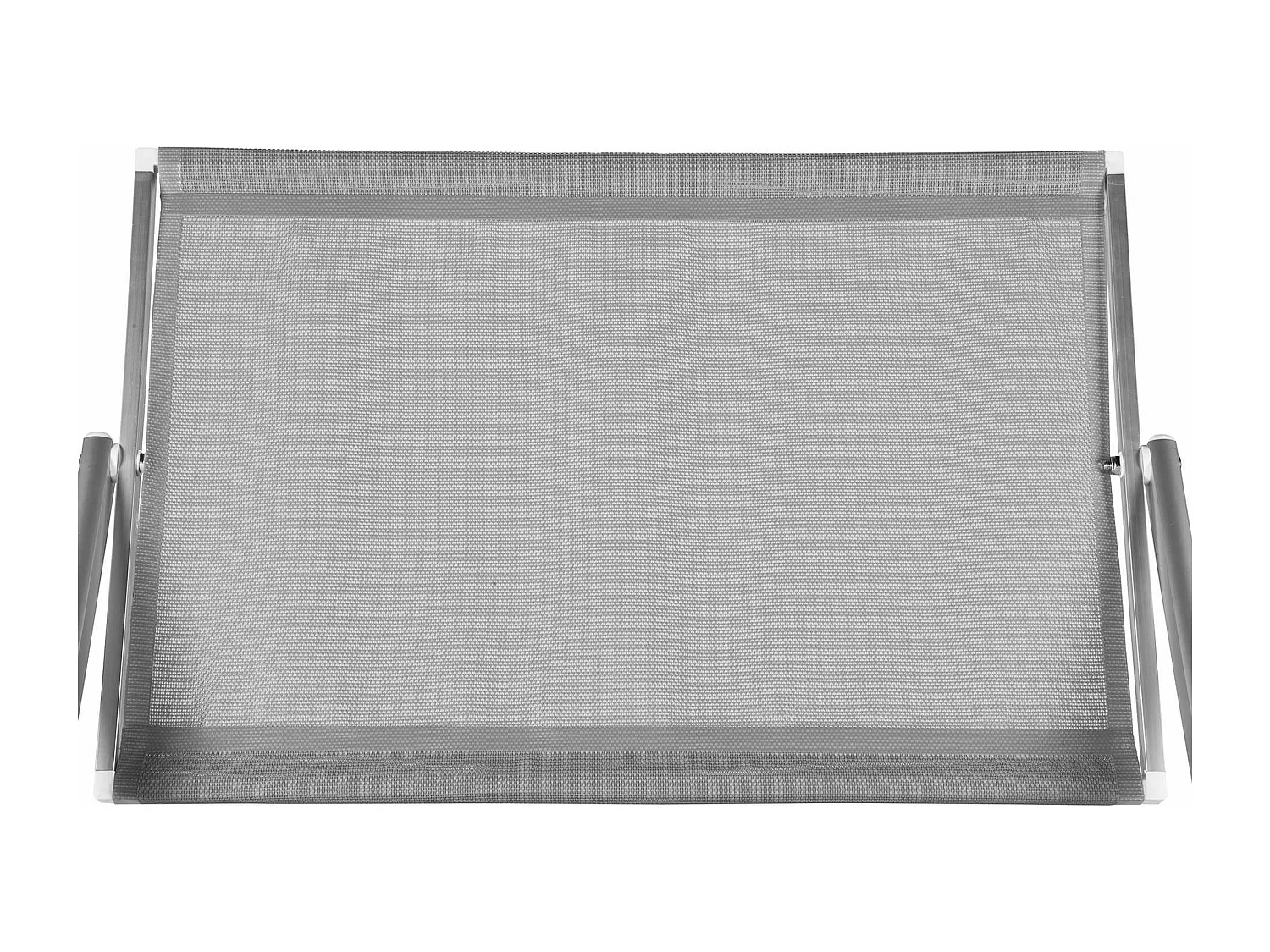 Bain de Soleil en Aluminium Gris Auvent Réglable pour Jardin et Plage