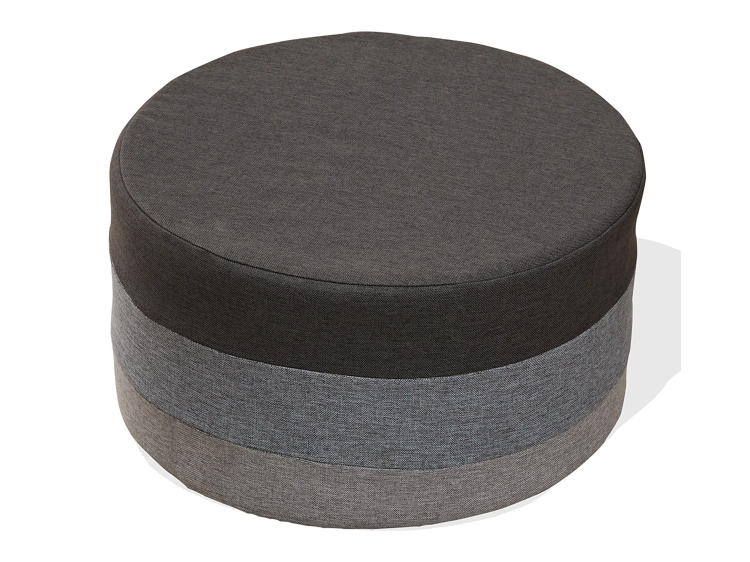 Pouf Repose-pieds Plat Tissu Mobilier Vintage 25x45x45
