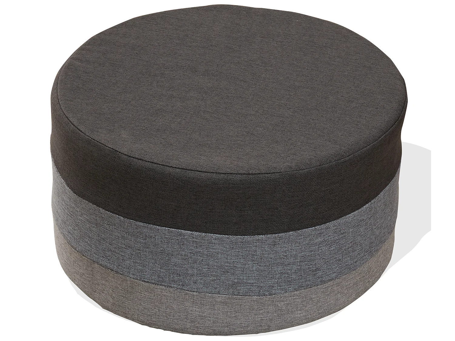 Pouf Repose-pieds Plat Tissu Mobilier Vintage 25x45x45