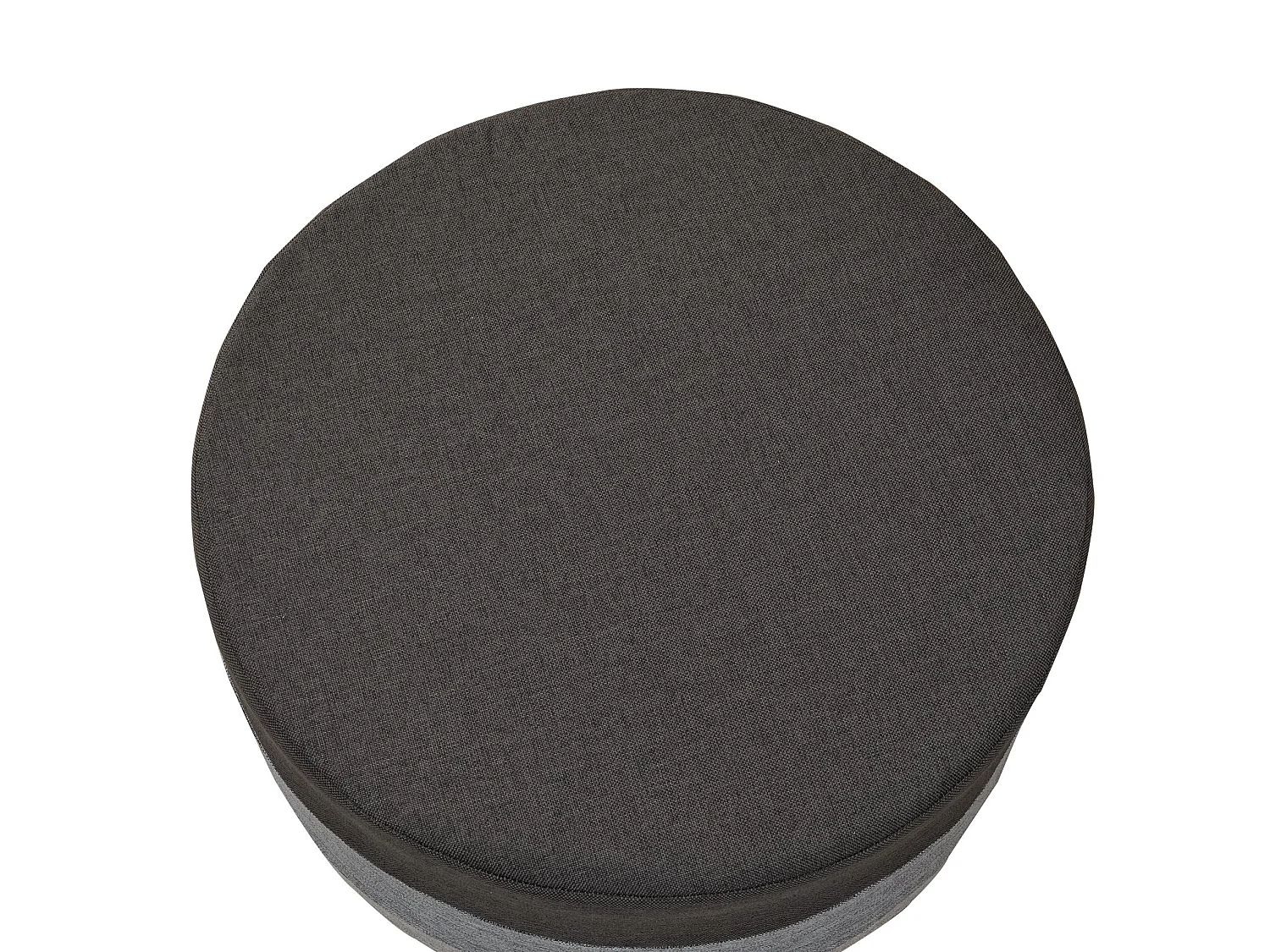 Pouf Repose-pieds Plat Tissu Mobilier Vintage 25x45x45