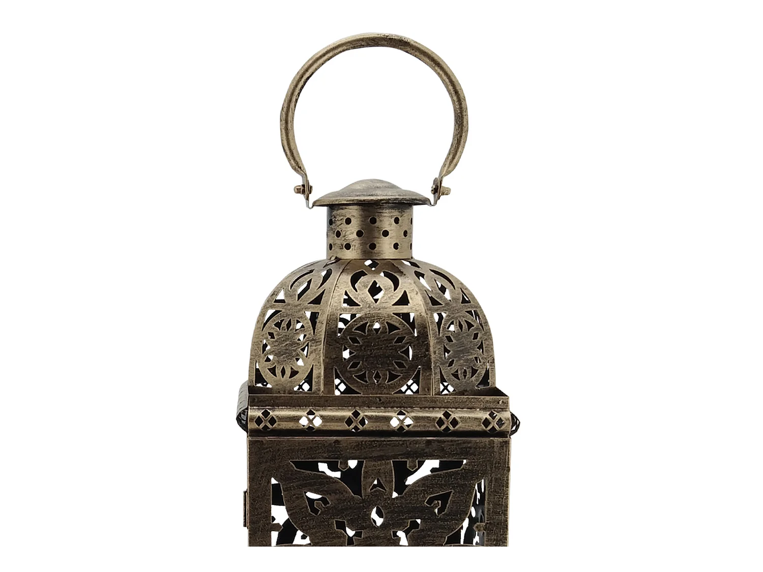 Lot De 2 Lanternes Marocaines Métal Doré Pour extérieur Et intérieur