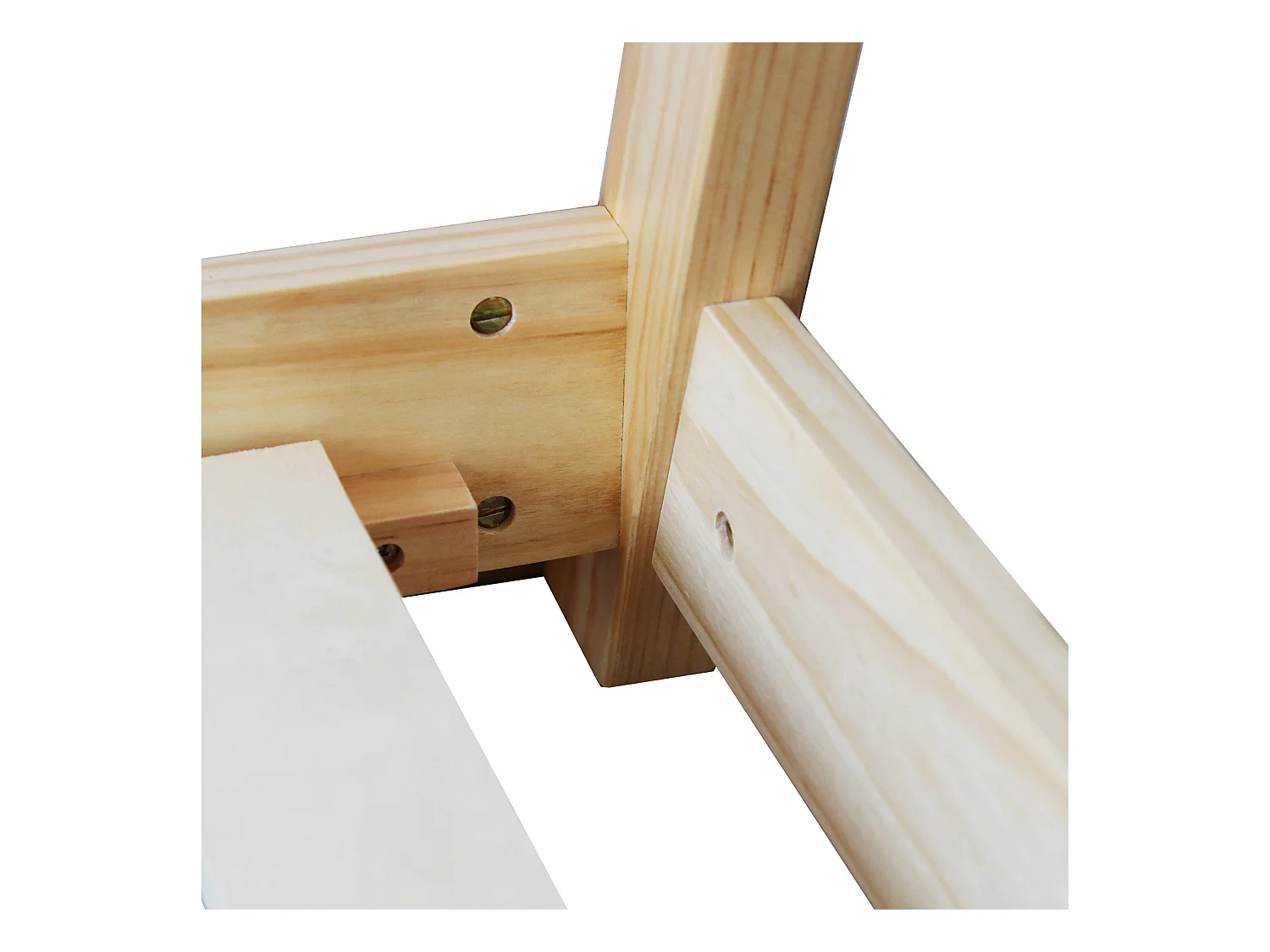 Struttura Letto Singolo per Bambini Tenda in Legno Naturale 80x160 Cameretta