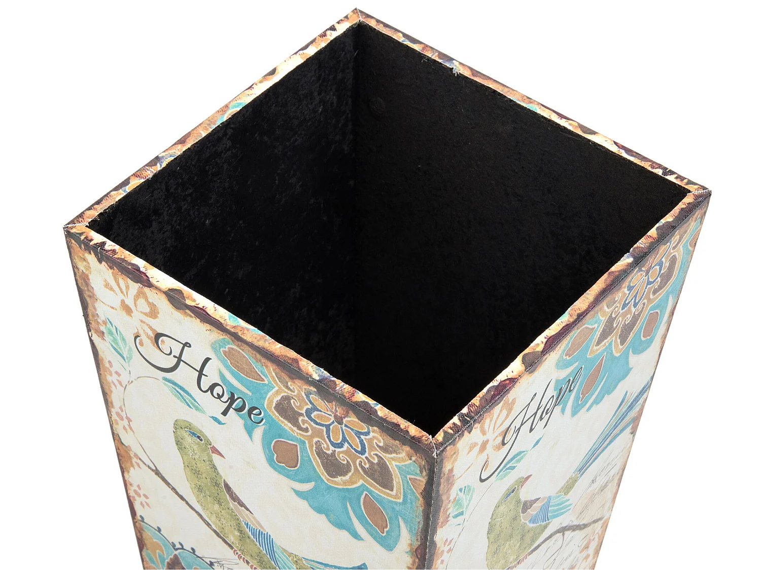 Cestino Gettacarte Pattumiera Bagno Mdf Canvas Bianco 26x20x20