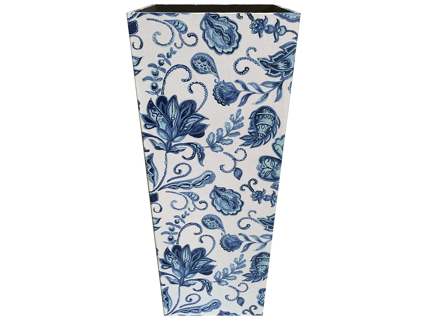 Paraguero Mdf Canvas Blanco Blu Plato de Plástico 50x21x21