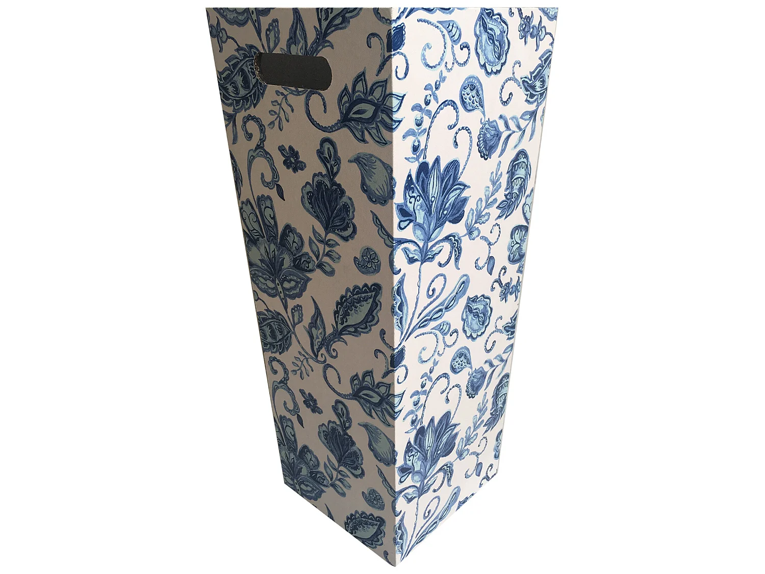 Paraguero Mdf Canvas Blanco Blu Plato de Plástico 50x21x21