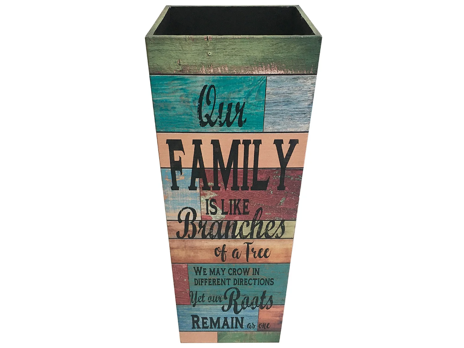 Porte-parapluies En Bois Coloré Mdf Design Vintage Pour L' Entrée