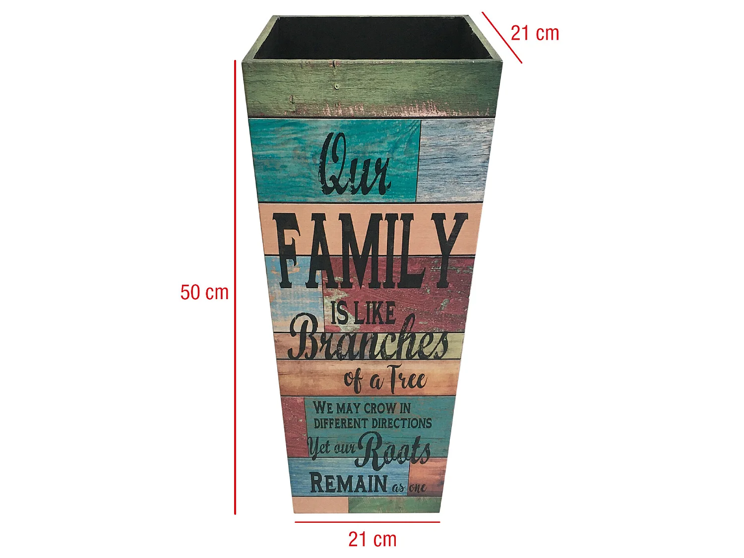 Porte-parapluies En Bois Coloré Mdf Design Vintage Pour L' Entrée