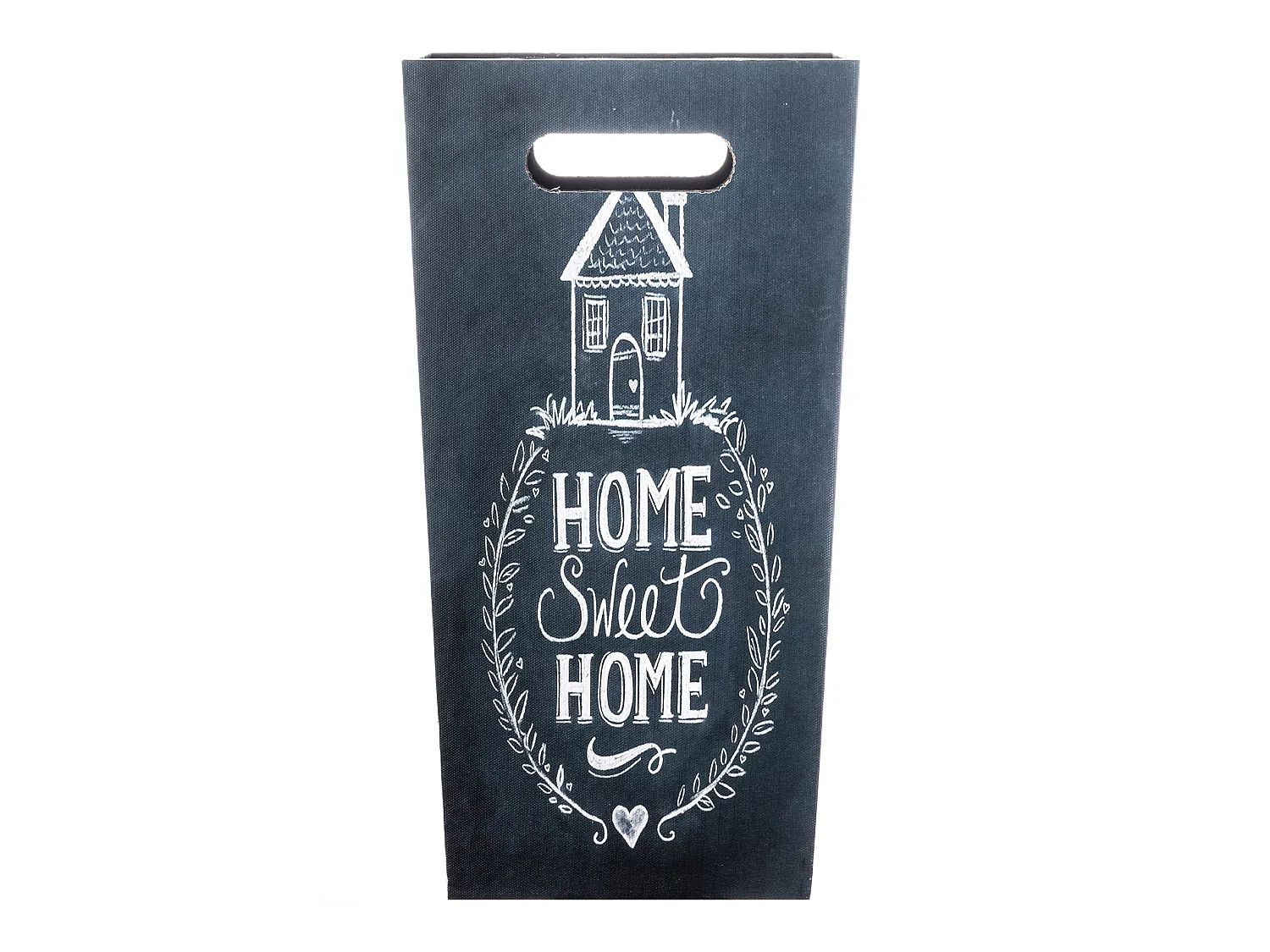 Portaombrello Grigio Scuro Mdf Canvas Retro Manici 37x20x20