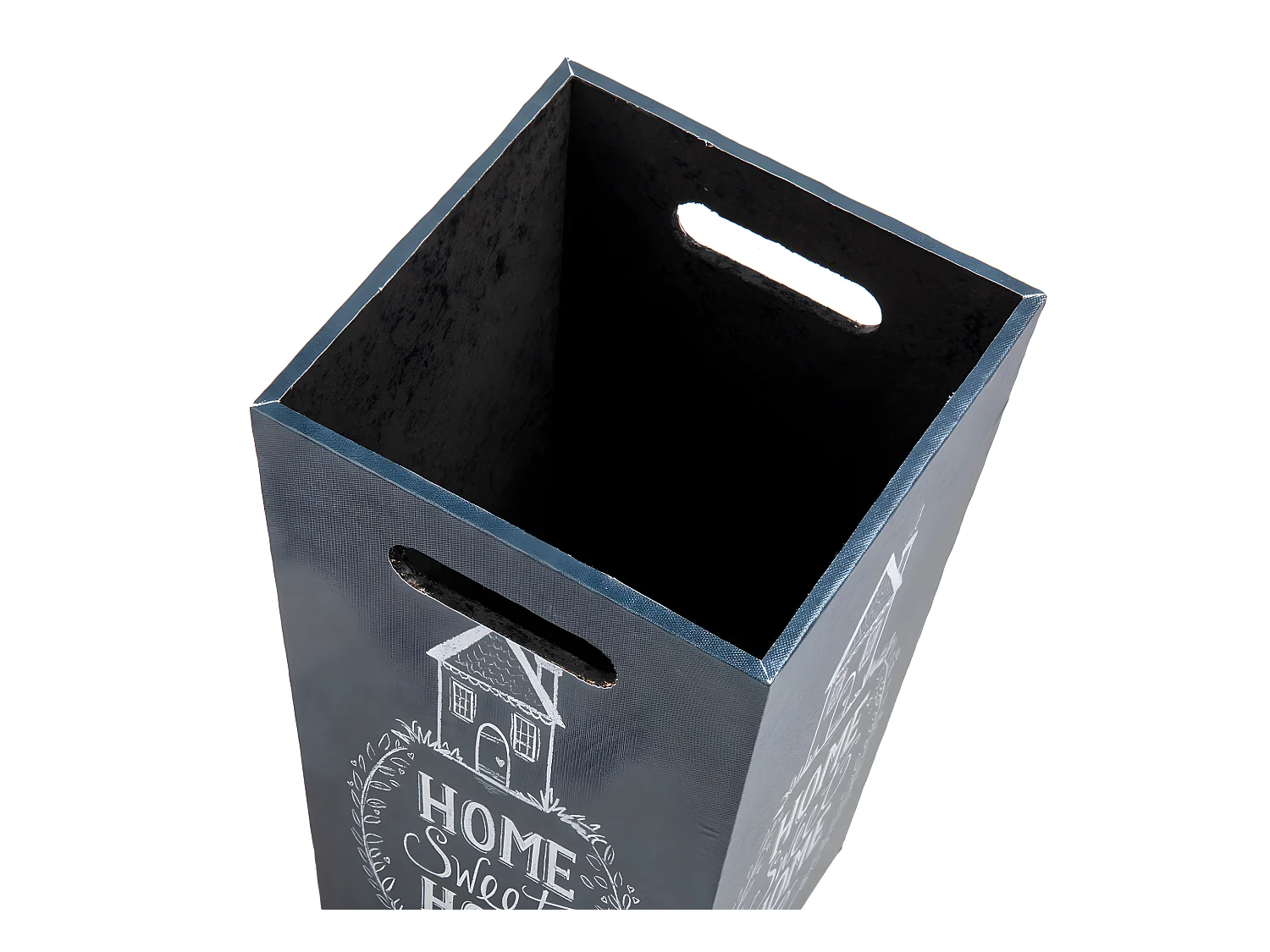 Portaombrello Grigio Scuro Mdf Canvas Retro Manici 37x20x20