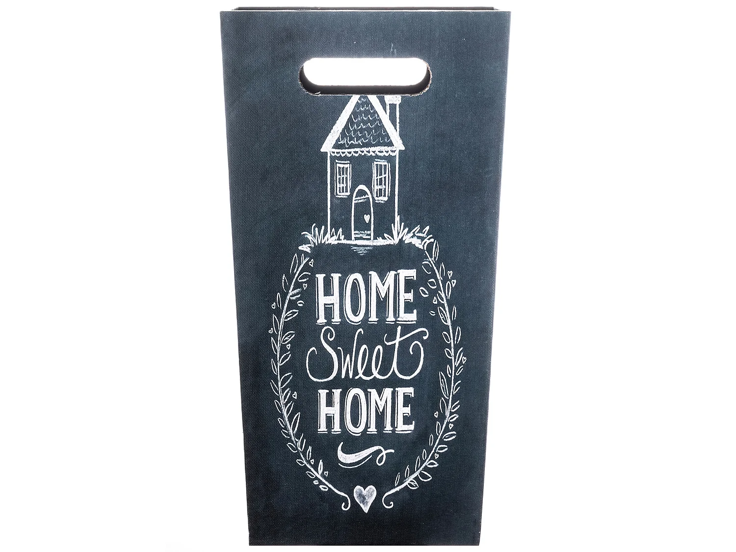 Suporte para guarda-chuva Tela cinzenta escura Mdf Lona Retro Maneja 37x20x20